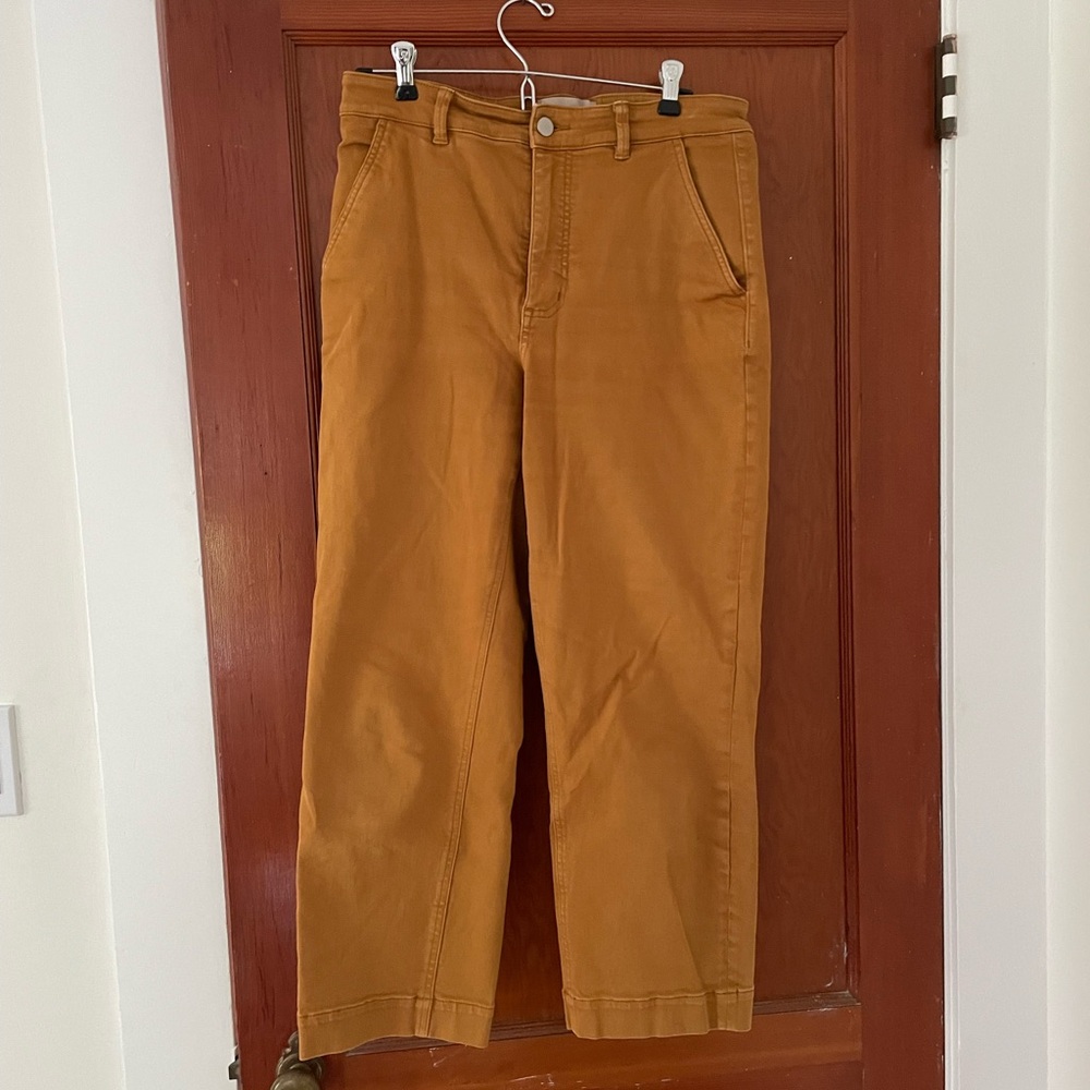 Everlane Straight Leg Crop Pants 10